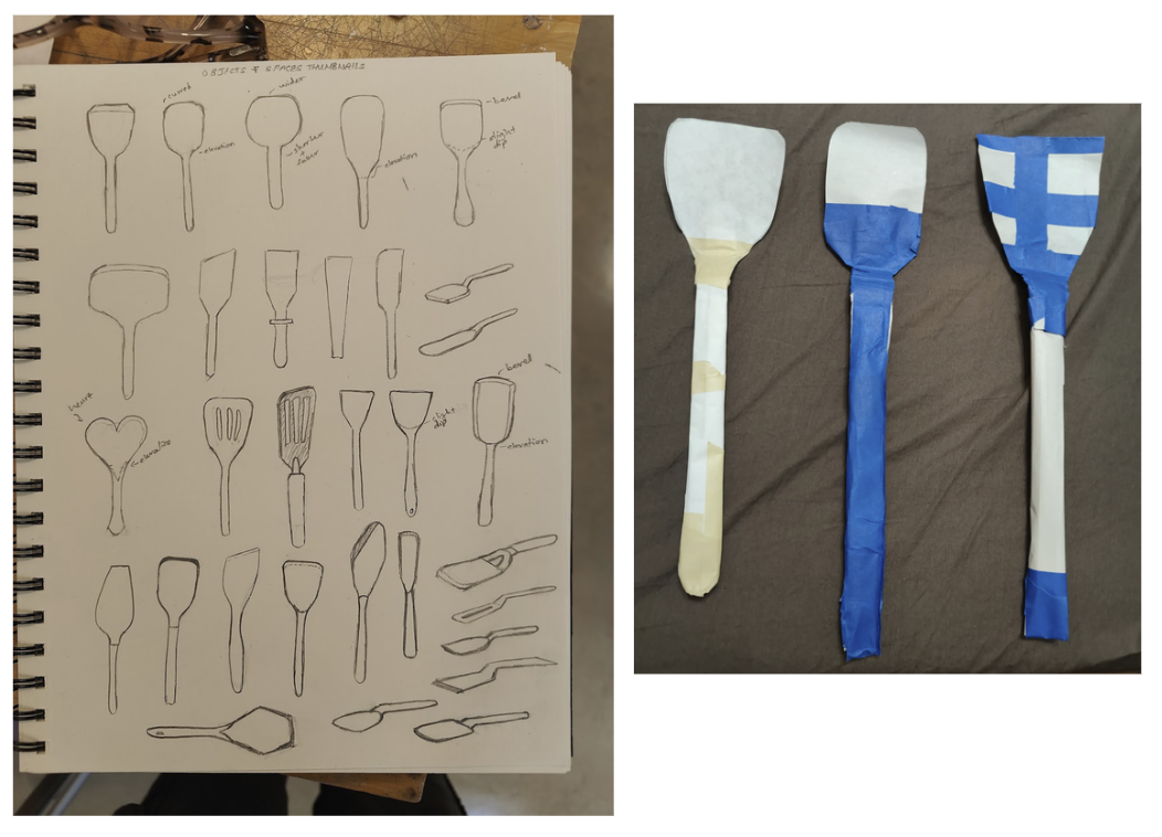 Sketches and paper prototypes